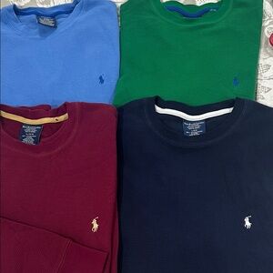 Ralph Lauren Colorful Crewneck L/S thermal Collection